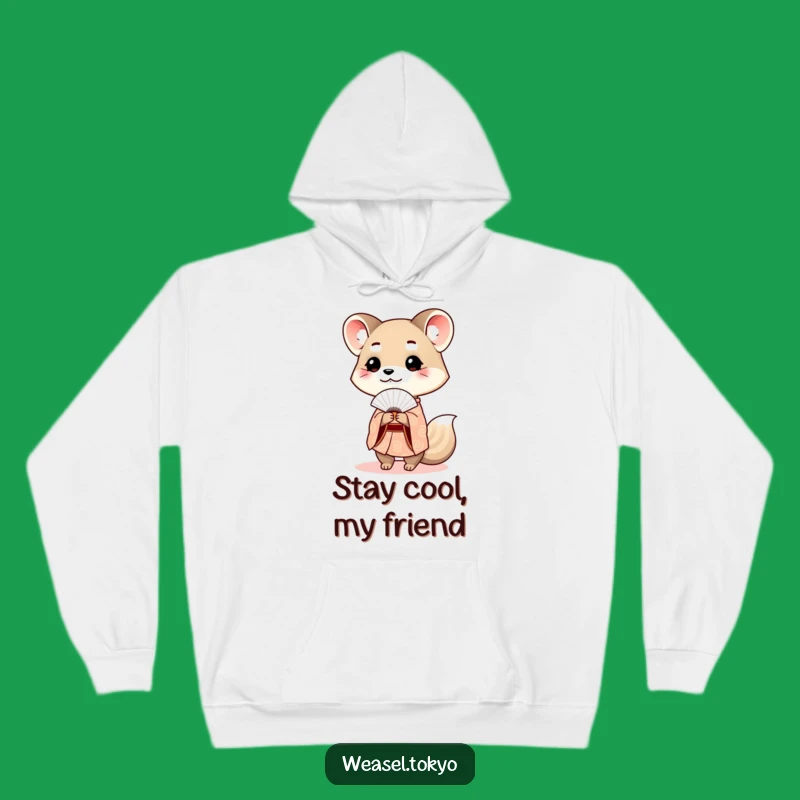 Cozy Funny Weasel Kimono Hoodie: Embrace Chic Comfort and Wit